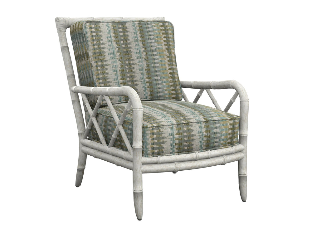 Lexington Heydon Upholstered Accent Chair with Ultra Down Cushion and Solid Wood Frame for Living Room Blue/Aqua 1576-11-73
