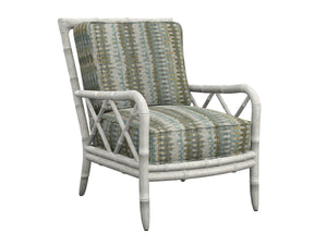 Lexington Heydon Upholstered Accent Chair with Ultra Down Cushion and Solid Wood Frame for Living Room Blue/Aqua 1576-11-73