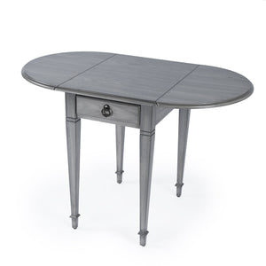 Butler Specialty Glenview Versatile Rectangular Wood Pembroke Drop Leaf Side Table With Elegant Inlay Design Gray Polar Hardwood Solds,Oak Veneer,Fiberboard,Zinc 1576418-butler
