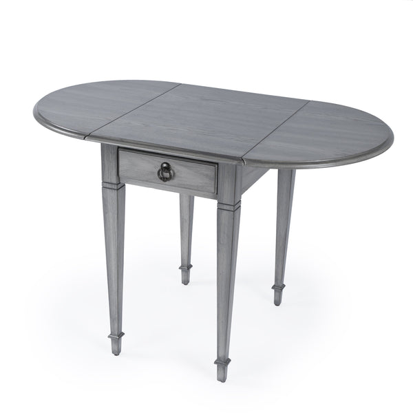 Butler Specialty Glenview Versatile Rectangular Wood Pembroke Drop Leaf Side Table With Elegant Inlay Design Gray Polar Hardwood Solds,Oak Veneer,Fiberboard,Zinc 1576418-butler