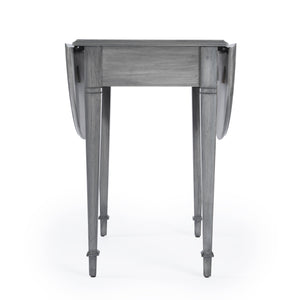Butler Specialty Glenview Versatile Rectangular Wood Pembroke Drop Leaf Side Table With Elegant Inlay Design Gray Polar Hardwood Solds,Oak Veneer,Fiberboard,Zinc 1576418-butler