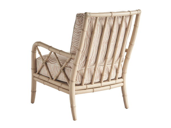 Lexington Tommy Bahama Home Heydon Chair - Contemporary Resort Living With Clean Lines, Ultra Down Cushions & Stylish Sea Oat Finish  Wood 1576-11-42