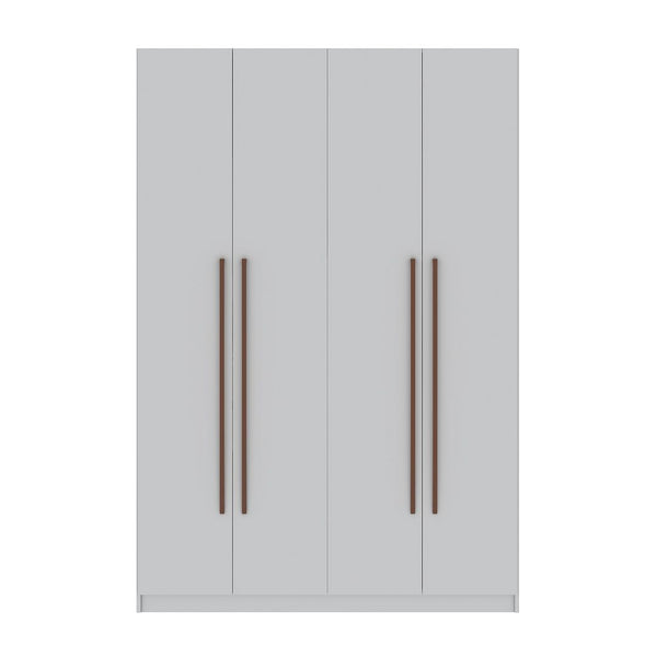 Manhattan Comfort Gramercy Contemporary - Modern Wardrobe/ Armoire/ Closet White 157GMC1