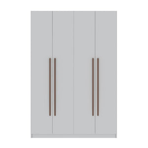 Manhattan Comfort Gramercy Contemporary - Modern Wardrobe/ Armoire/ Closet White 157GMC1