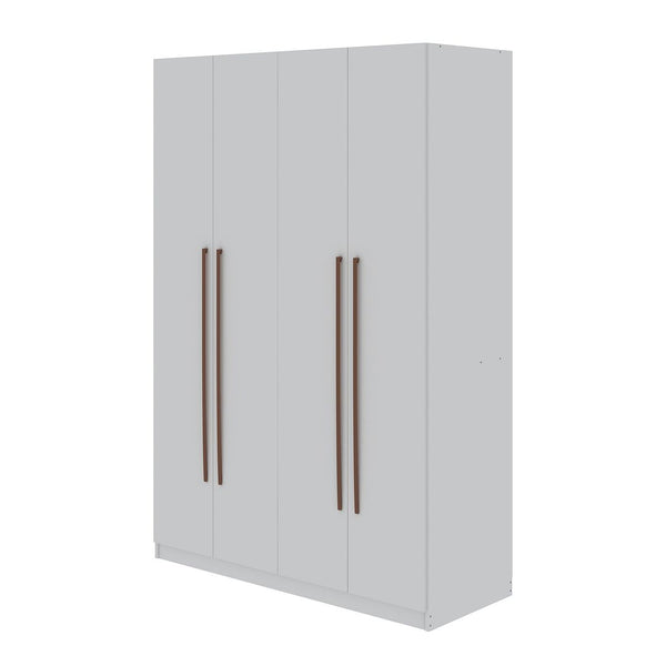 Manhattan Comfort Gramercy Contemporary - Modern Wardrobe/ Armoire/ Closet White 157GMC1