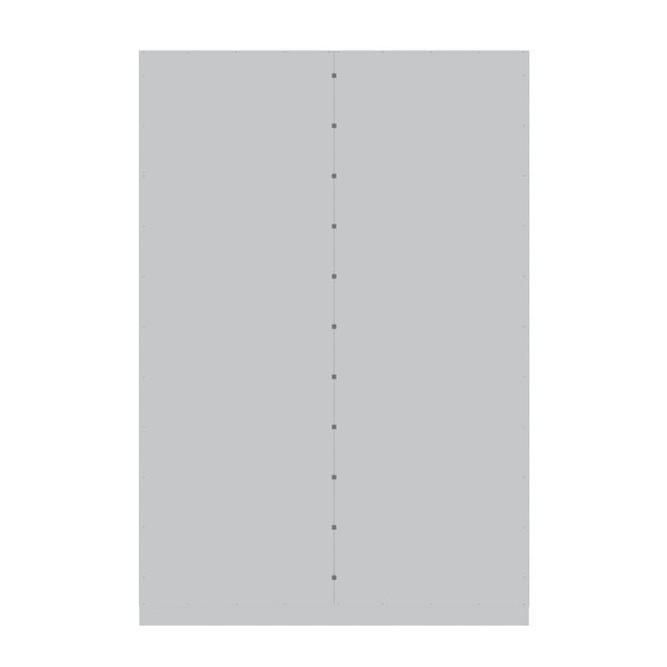 Manhattan Comfort Gramercy Contemporary - Modern Wardrobe/ Armoire/ Closet White 157GMC1