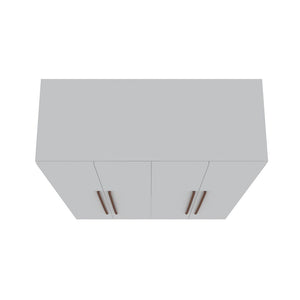 Manhattan Comfort Gramercy Contemporary - Modern Wardrobe/ Armoire/ Closet White 157GMC1