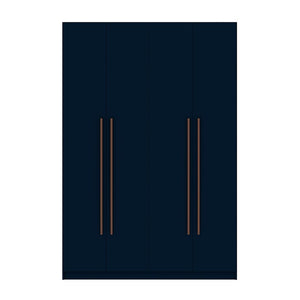 Manhattan Comfort Gramercy Contemporary - Modern Wardrobe/ Armoire/ Closet Tatiana Midnight Blue 157GMC4