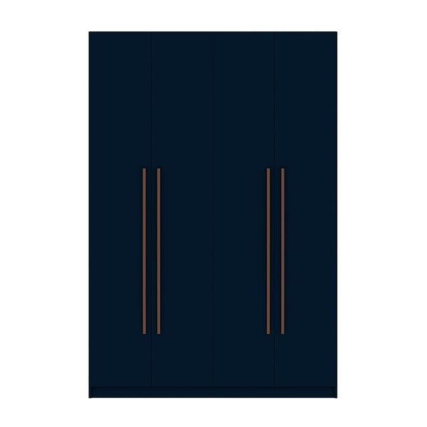 Manhattan Comfort Gramercy Contemporary - Modern Wardrobe/ Armoire/ Closet Tatiana Midnight Blue 157GMC4