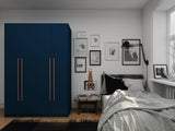 Manhattan Comfort Gramercy Contemporary - Modern Wardrobe/ Armoire/ Closet Tatiana Midnight Blue 157GMC4