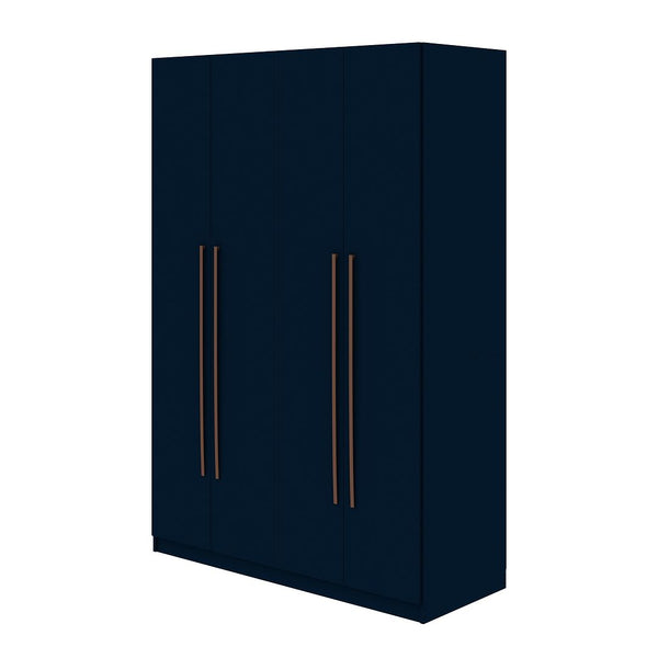Manhattan Comfort Gramercy Contemporary - Modern Wardrobe/ Armoire/ Closet Tatiana Midnight Blue 157GMC4
