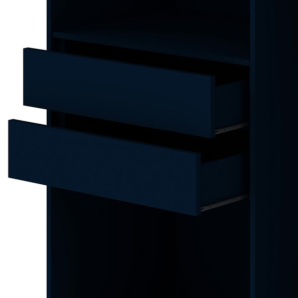Manhattan Comfort Gramercy Contemporary - Modern Wardrobe/ Armoire/ Closet Tatiana Midnight Blue 157GMC4