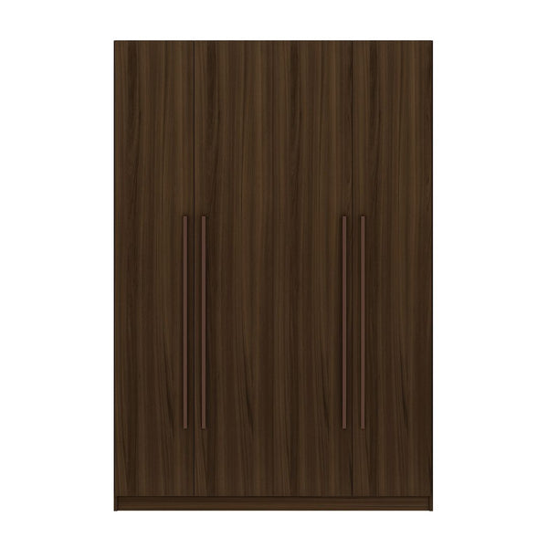 Manhattan Comfort Gramercy Contemporary - Modern Wardrobe/ Armoire/ Closet Brown 157GMC5