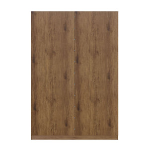 Manhattan Comfort Gramercy Contemporary - Modern Wardrobe/ Armoire/ Closet Nature and Textured Grey 157GMC7