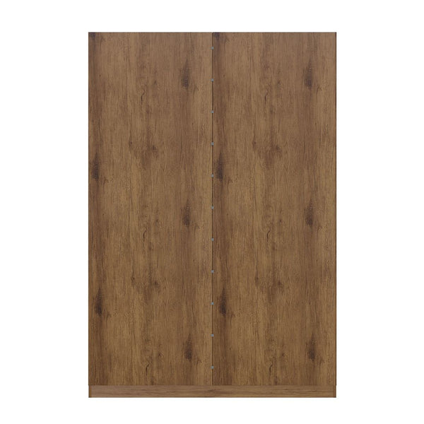 Manhattan Comfort Gramercy Contemporary - Modern Wardrobe/ Armoire/ Closet Nature and Textured Grey 157GMC7