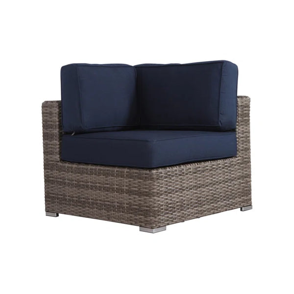 English Elm Stylish Rattan Wicker 10-Piece Outdoor Seating Set With Sunbrella Cushions – Perfect For Entertaining! B120S00021-GIGA