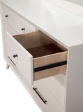 IDEAZ 1584APB White Mid Century 7 Drawer Dresser White 1584APB