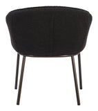 Essen Dining Chair Black & Bronze 110102 Zuo Modern