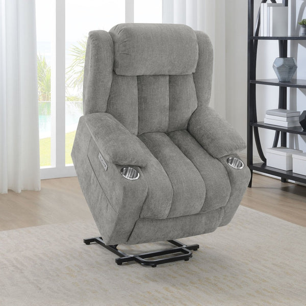 English Elm Beca Power Lift Recliner with Usb Port Tufted Polyester Upholstery for Living Room B062P466843