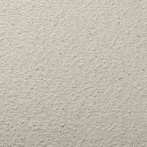 English Elm Sherri 89-inch Sofa with Curved Mid-Century Bouclé Upholstery, Durable Frame, Spacious Seating Cream B136P364318