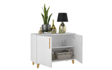 Manhattan Comfort Herald Mid-Century Modern Sideboard White 158AMC166