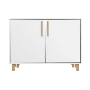 Manhattan Comfort Herald Mid-Century Modern Sideboard White 158AMC166
