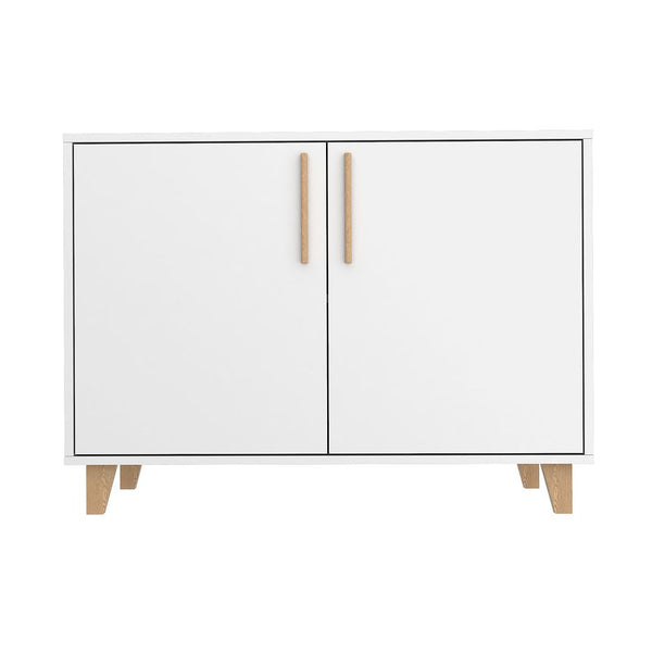 Manhattan Comfort Herald Mid-Century Modern Sideboard White 158AMC166