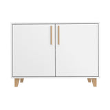 Manhattan Comfort Herald Mid-Century Modern Sideboard White 158AMC166