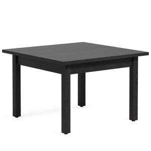 English Elm Mid-sized Square Dining Table Cracked Oak Rustic Brown Finish Seats Four Compact T3971P450363