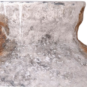 Zentique Distressed Stoneware Vase with Weathered Finish — Timeless Rustic Accent for Mantel & Entryway Decor W13 x H22.5 x D13 15905L B18