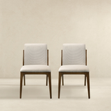 English Elm Ashcroft Furniture - Grivelle Cream Fabric Dining Chair (Set Of 2)