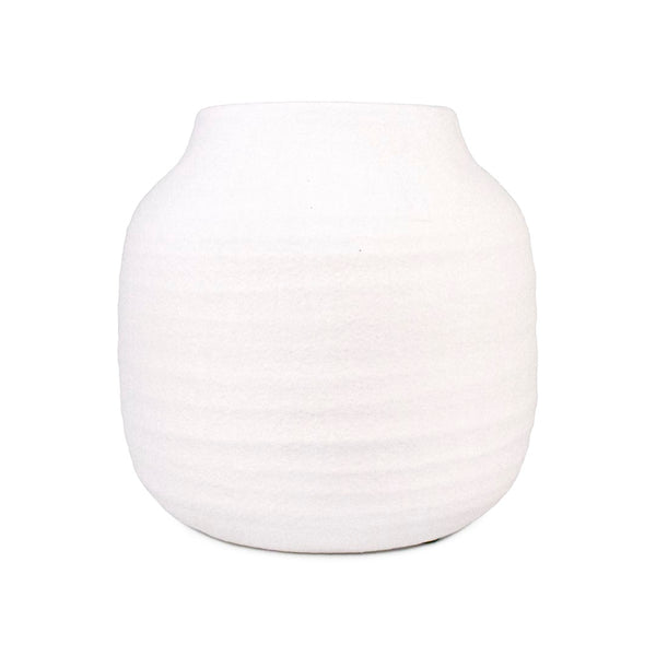 Matte White Vase (15919L A584A) Zentique