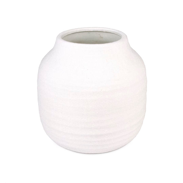 Matte White Vase (15919S A584A) Zentique
