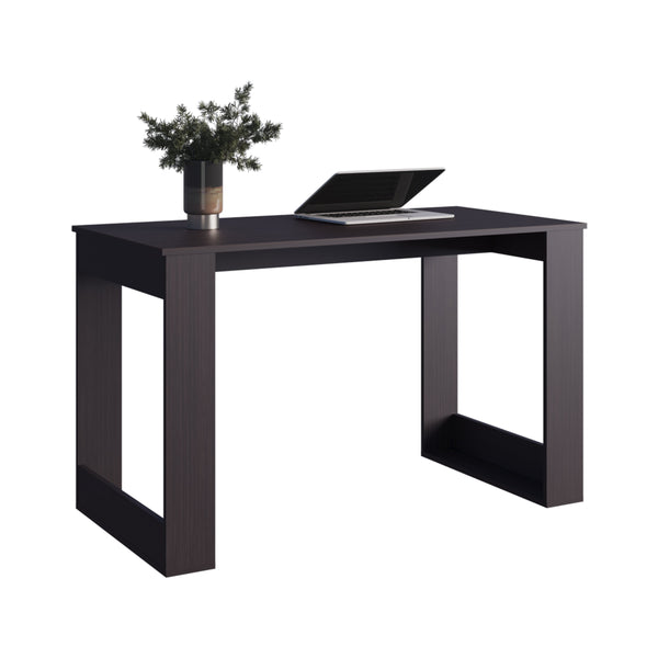 English Elm Writing Desk Sleek 47.2" Workstation with Sturdy Legs, Engineered Wood Finish for Home Offices Black,Wenge 51.97 L x 28.35 W x 3.15 H B097P296832