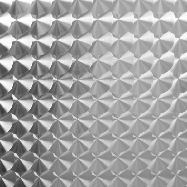 English Elm Bistro Adjustable Round Bar Table In Silver - Modern Swirl Aluminum Top & Chrome Base For Flexibility B202P223297