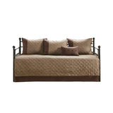 Madison Park Boone Lodge/Cabin 6 Piece Reversible Daybed Cover Set MP13-6572 Brown