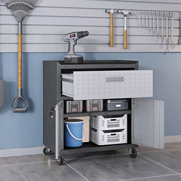 Manhattan Comfort Fortress Modern Garage Set Grey 15GMC