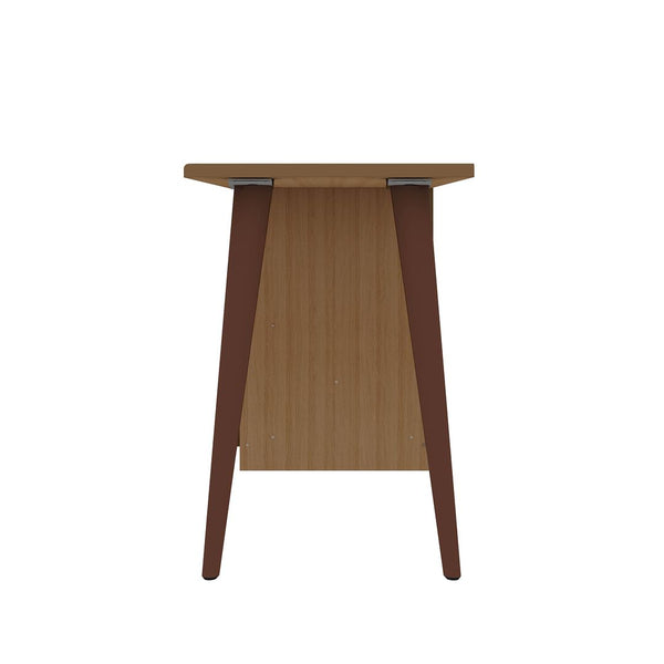 Manhattan Comfort Hampton Mid-Century Modern Desk Maple Cream 15PMC5