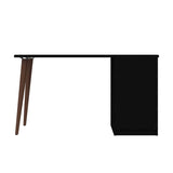 Manhattan Comfort Hampton Mid-Century Modern Desk Black 15PMC70