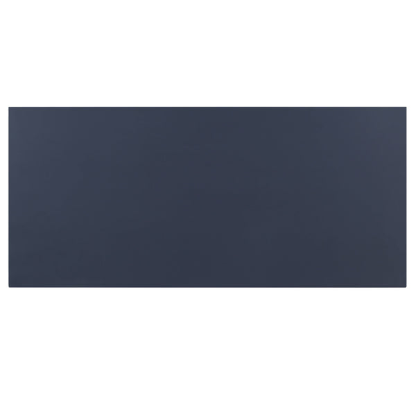 English Elm Charcoal Console Table with X-Base and Single Dovetail Drawer, Poplar/MDF, 42.5"W Rustic Modern Accent Piece B062P181414