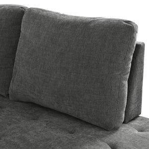 English Elm Mirod L Shaped Sleeper Sectional with Hidden Storage and Fold Out Bed for Apartments N760S0000030G