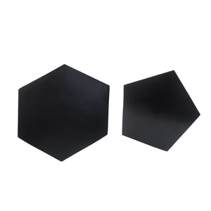 English Elm Christopher Knight Home® - MODERN Geometric MGO Coffee Table Set — Durable Moisture‑Resistant Nesting Tables with Bold Lines and Versatility Black N770P256221B