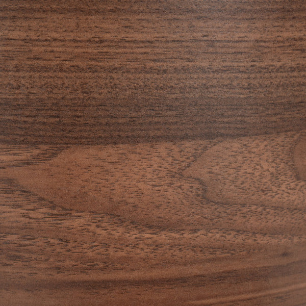 English Elm Christopher Knight Home® - MDF Oval Italian Double-Layer Side Table with Tempered Glass Top, Space-Saving Storage, Sturdy Elegance Brown+Gray N770P281244G