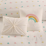 Urban Habitat Kids Callie Shabby Chic Cotton Jacquard Pom Pom Duvet Cover Set UHK12-0139 Multi