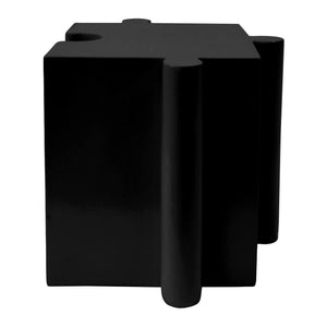 English Elm Christopher Knight Home® - Puzzle Art Side Table - Modular Mgo Design For Indoor & Outdoor Use, Customizable, Black Finish N770P347931B