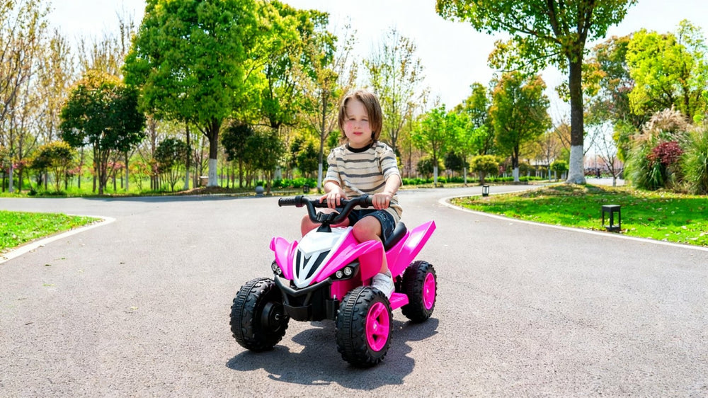 English Elm Kids Dual Motor Ride on Car with Bluetooth Led Lights Remote Control Toddler Gift W1760P384573