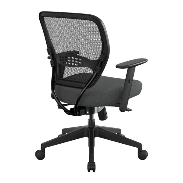 OSP Home Furnishings Air Grid Ergonomic Mesh Office Chair with Lumbar Support and Greenguard Certified Airflow Icon Grey 5500SL-226