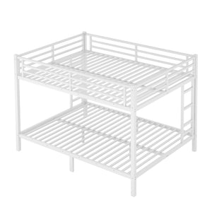 English Elm Metal Queen-Over-Queen Bunk Bed For Teens & Adults | Space-Saving, Durable, Noise-Reducing Design W1580S00122