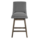 OSP Home Furnishings Allingham 26" Swivel Stool Charcoal / Grey