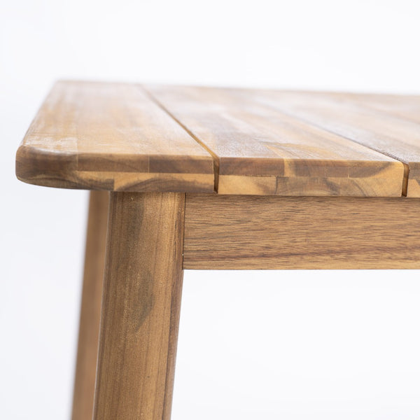 English Elm Visola Solid Acacia Outdoor Dining Table Seats 8 Teak Finish Patio Garden N775P367562T